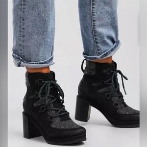 Sorel Blake Lace Heeled Ankle Boot